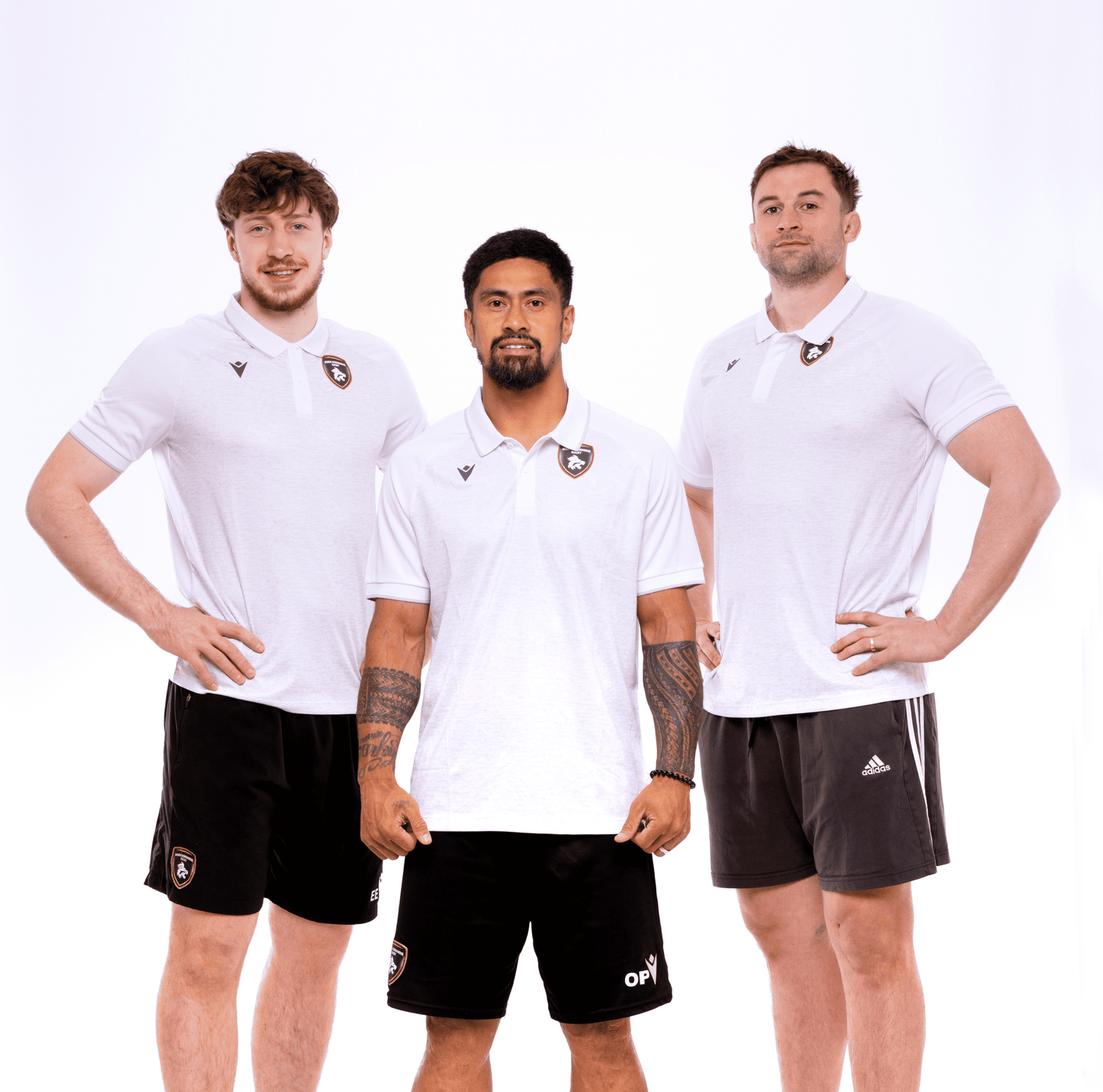 Polo Blanc Aulos Rouen Normandie Rugby – Macron - Rouen Normandie Rugby
