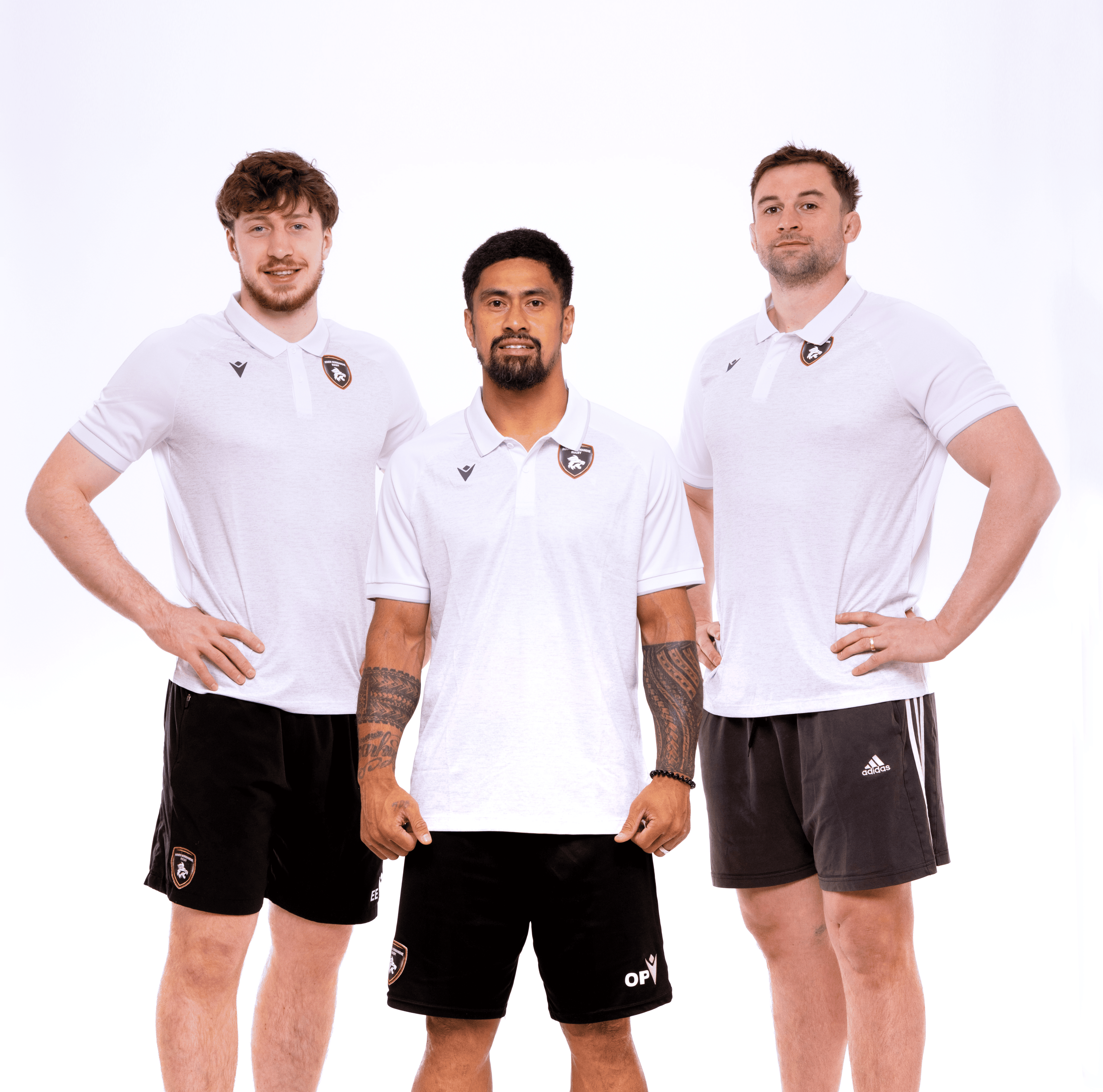 Polo Blanc Aulos Rouen Normandie Rugby – Macron - Rouen Normandie Rugby