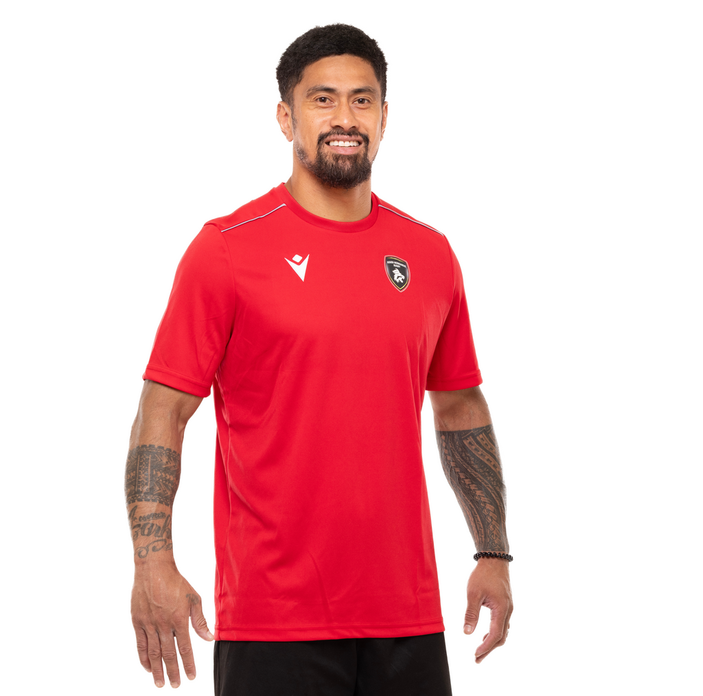 Maillot d'Entraînement Rouge Rouen Normandie Rugby – Macron - Rouen Normandie Rugby