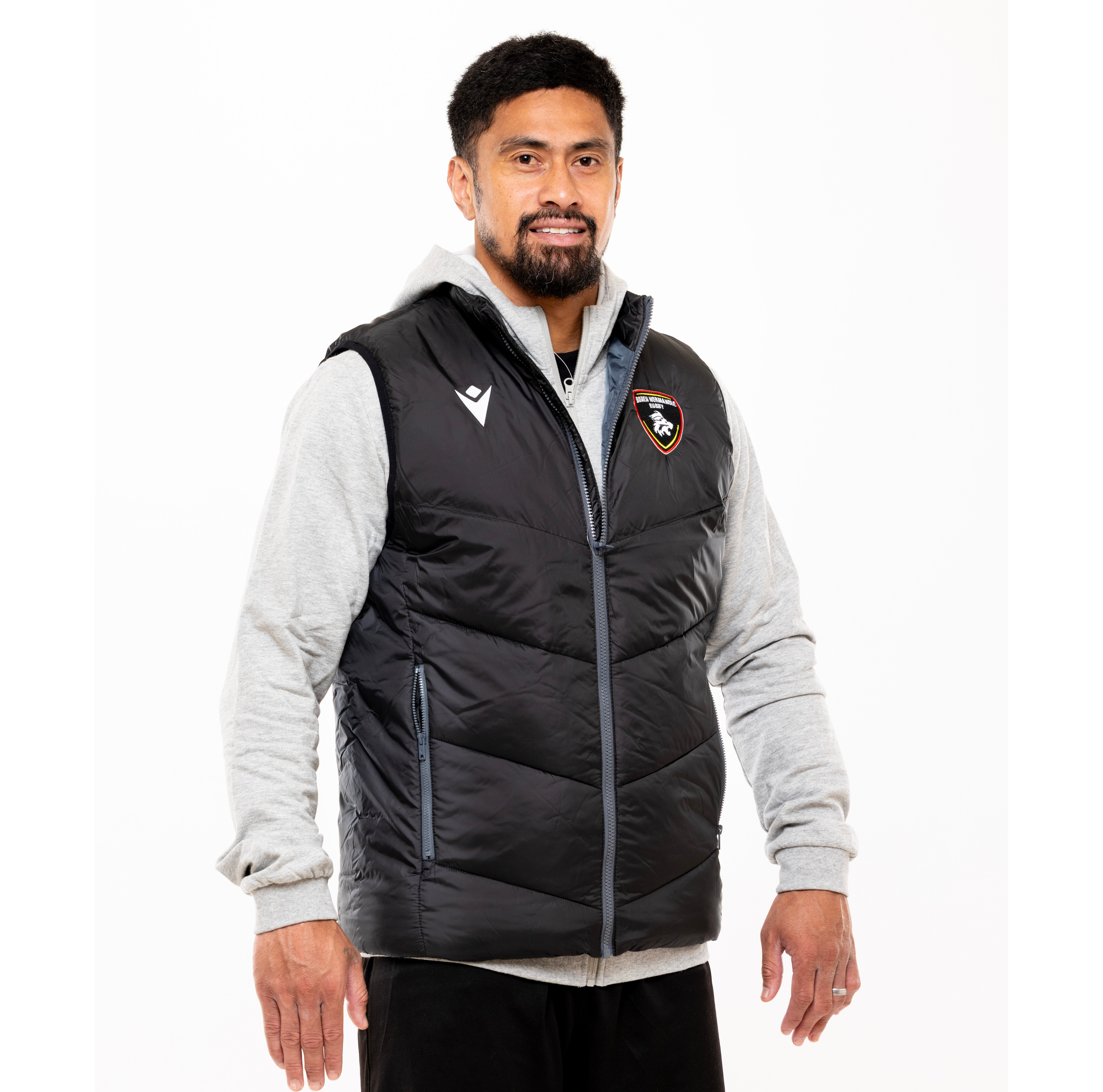 Doudoune Sans Manches Officielle Rouen Normandie Rugby – Macron - Rouen Normandie Rugby