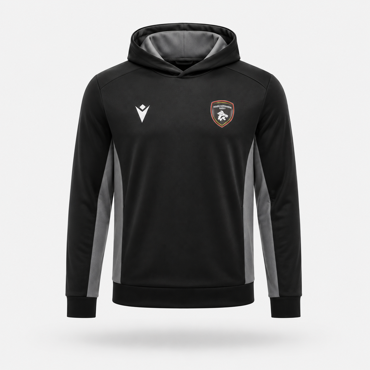 Pull TRAINING à capuche Electro - Enfant - Rouen Normandie Rugby