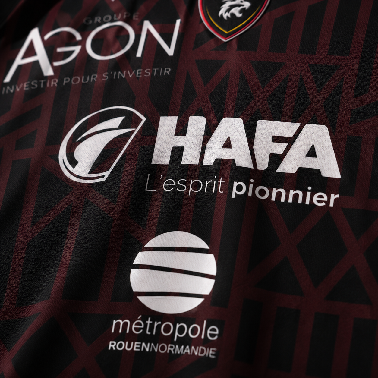 Maillot DOMICILE Replica 26/27 - Rouen Normandie Rugby