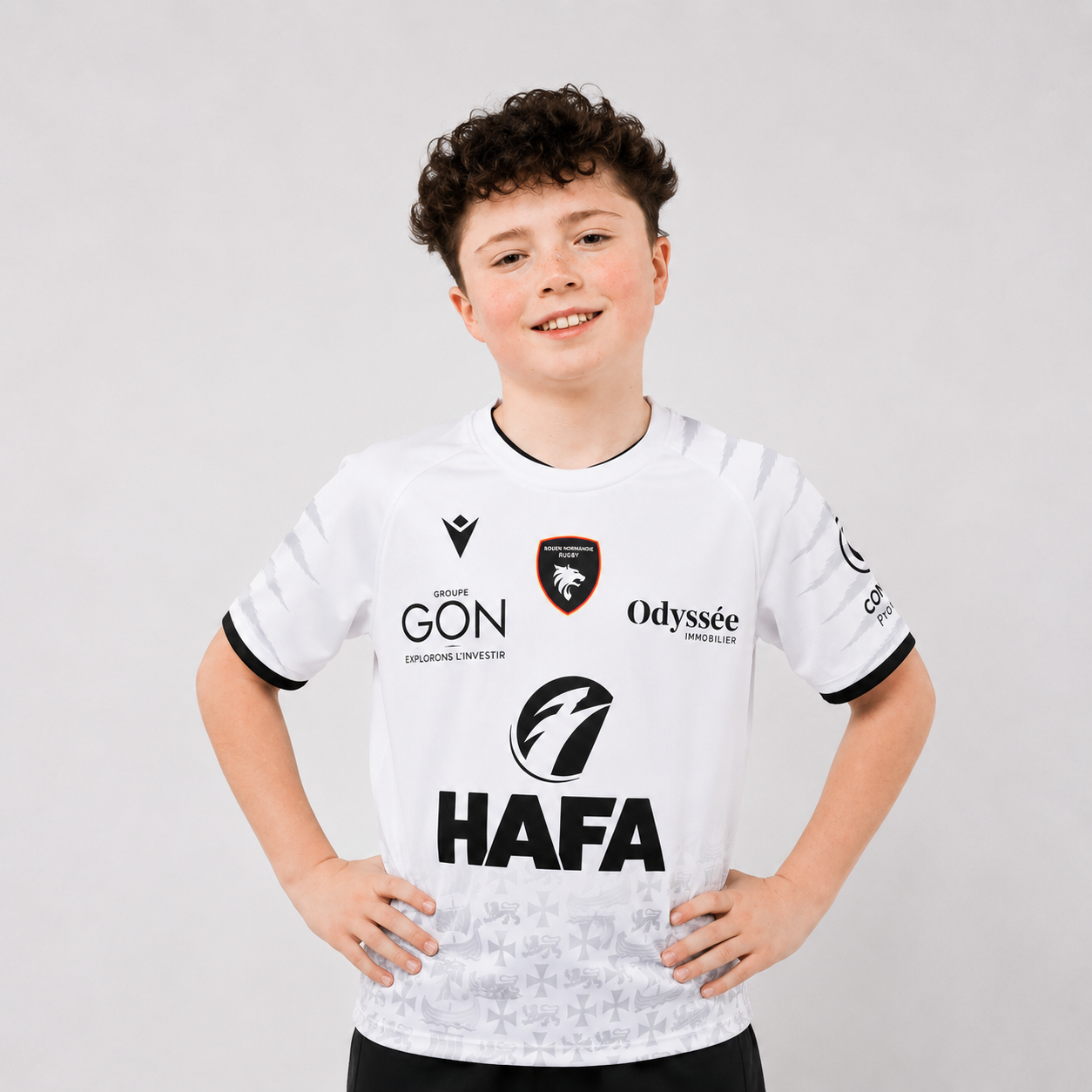 Maillot domicile 25-26 enfant - Rouen Normandie Rugby