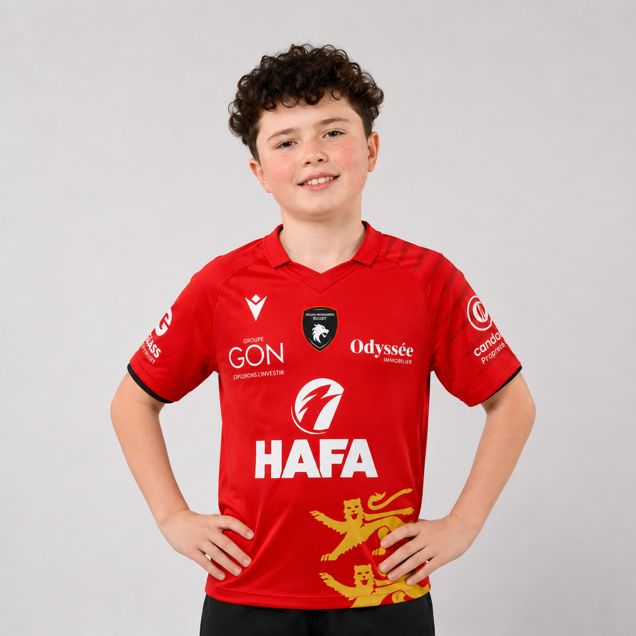 Maillot extérieur 25-26 enfant - Rouen Normandie Rugby