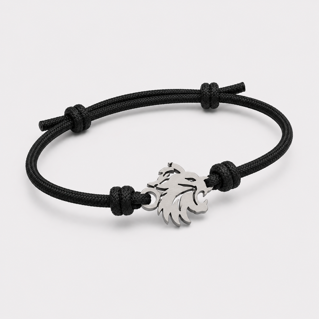 Bracelet noir RNR - Rouen Normandie Rugby