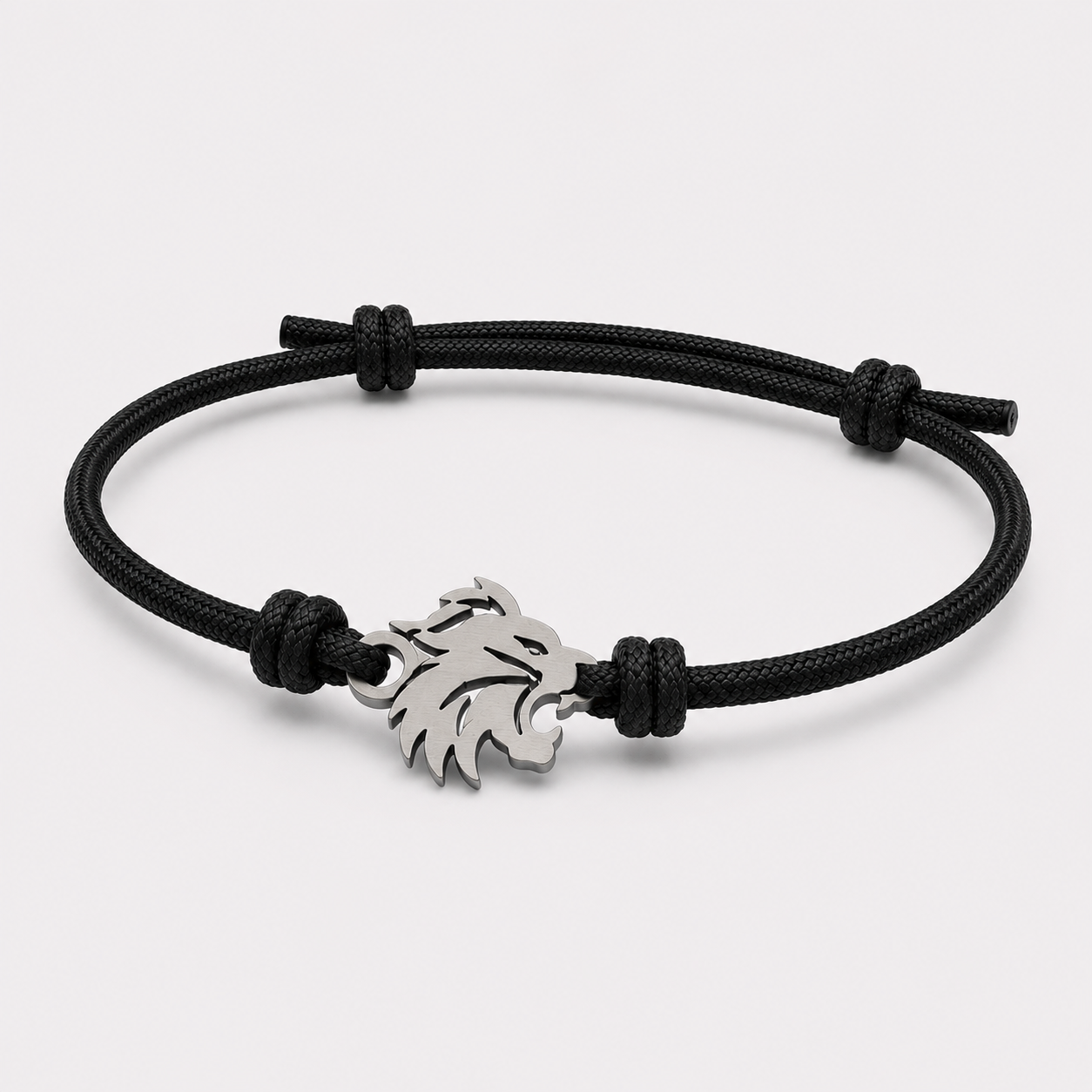 Bracelet noir RNR - Rouen Normandie Rugby
