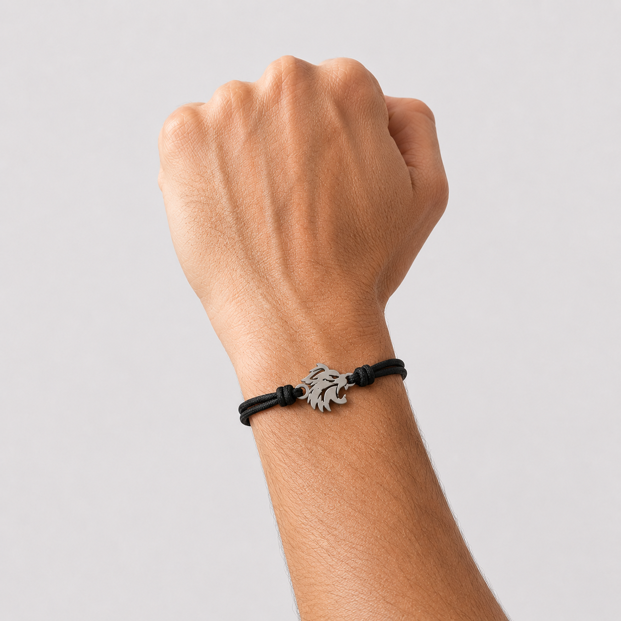 Bracelet noir RNR - Rouen Normandie Rugby