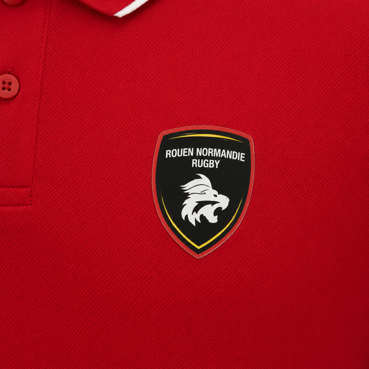 Polo TRAVEL Rouge - Draco - Rouen Normandie Rugby