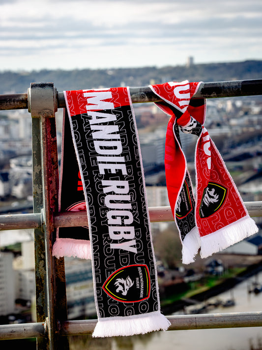 Echarpe Rouge et Noire - Rouen Normandie Rugby