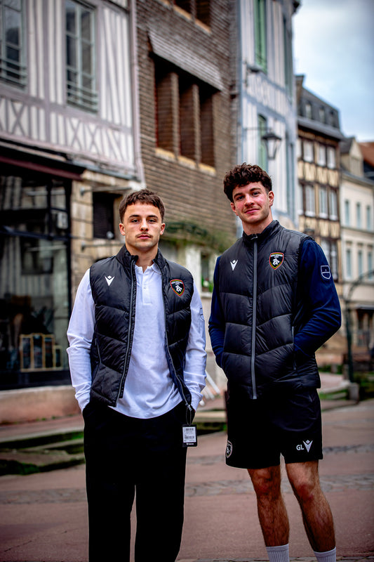 Doudoune Sans Manches Officielle Rouen Normandie Rugby – Macron - Rouen Normandie Rugby