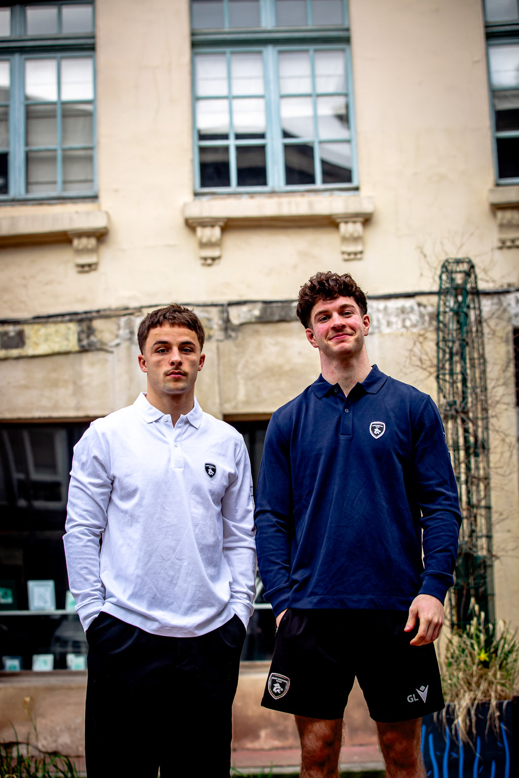 Polo Blanc Manches Longues - Rouen Normandie Rugby