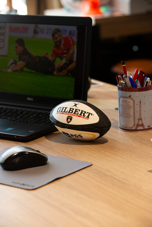 Mini-Ballon Replica - Gilbert - Rouen Normandie Rugby