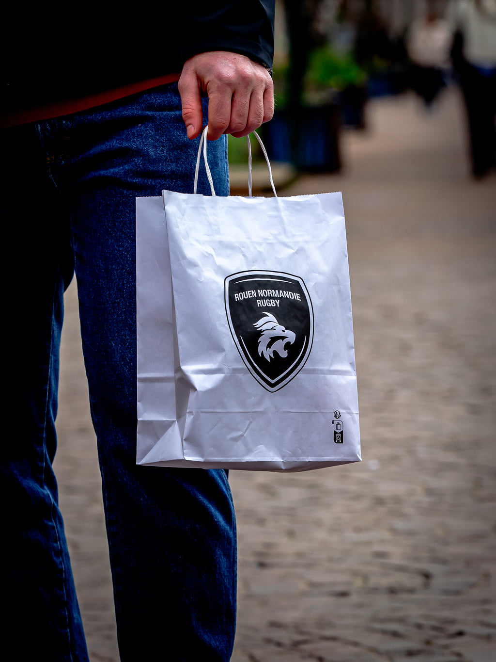 Sac pochette 25 x 11 x 32 cm - Rouen Normandie Rugby