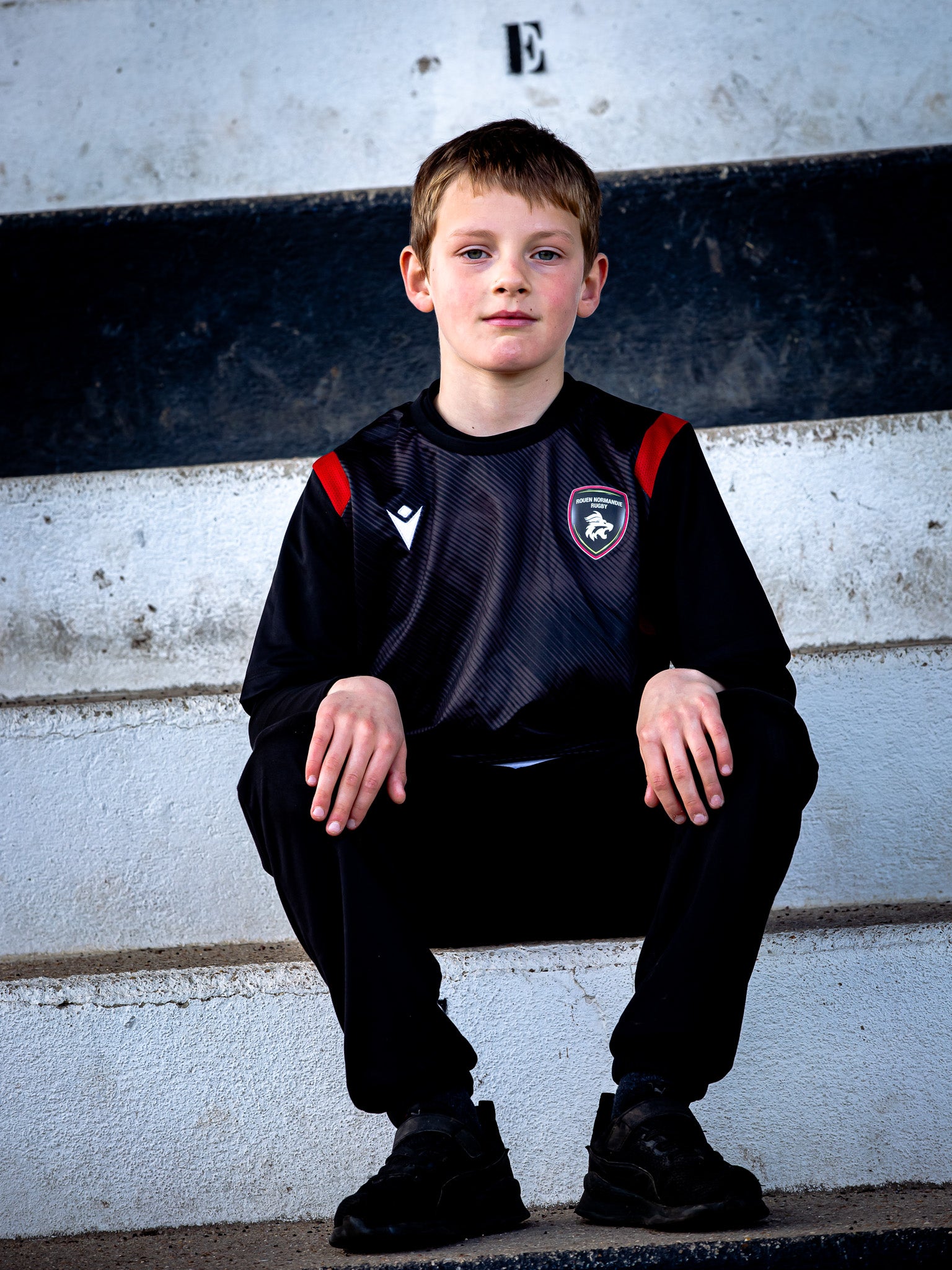 Maillot d'Entraînement Noir Rouen Normandie Rugby – Rodders JR