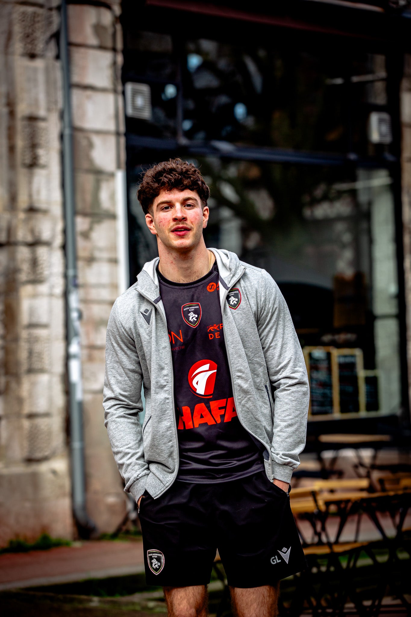 Veste Cello Grise Rouen Normandie Rugby - Rouen Normandie Rugby